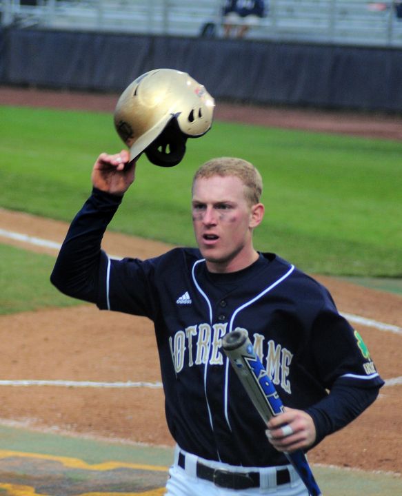 Ryan Connolly leads Notre Dame in batting average (.364), runs (46), home runs (11) and RBI (36).