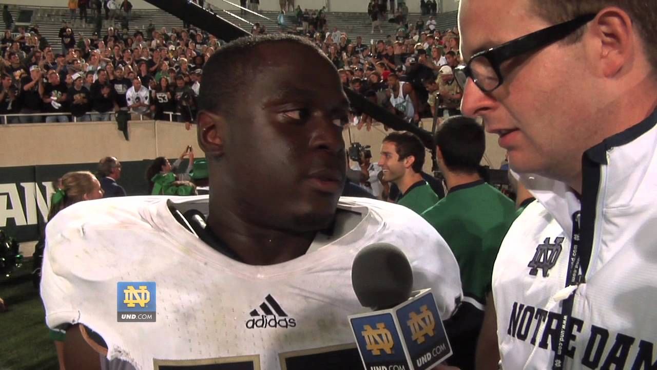 Prince Shembo, On The Field - Notre Dame Football