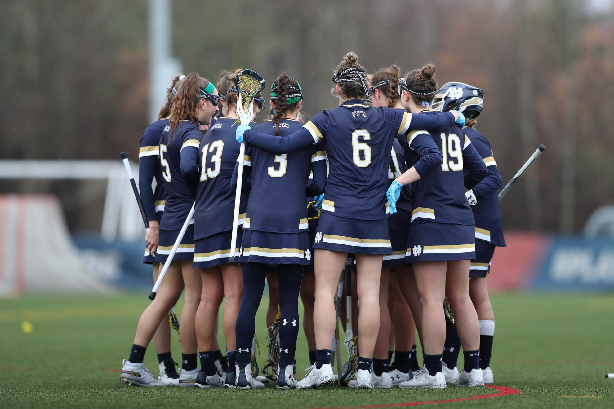Irish Meet Virginia in Saturday Matinee Huddle - WLAX Liberty