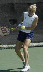 Notre Dame and junior Kristina Stastny will begin the 2005 dual-match slate this weekend.
