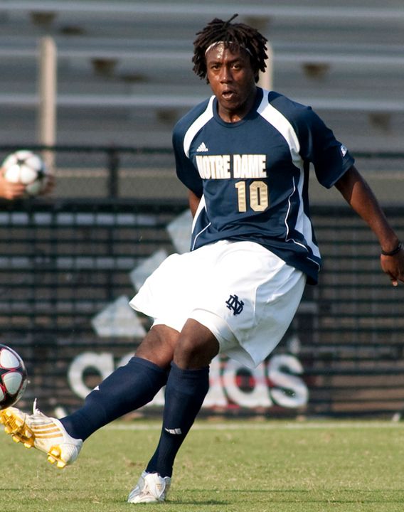 Senior forward Tamba Samba put the Irish on the board in the 58th minute with his first goal of the season.