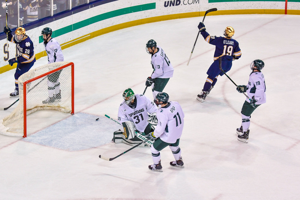No. 2 Notre Dame Hockey vs. Michigan State, Game 1