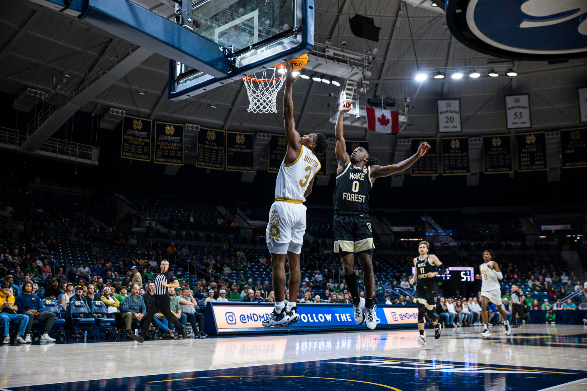 Irish Tough Down Final Stretch In 70-65 Win Over Wake Forest Irish Tough Down Final Stretch In 70-65 Win Over Wake Forest