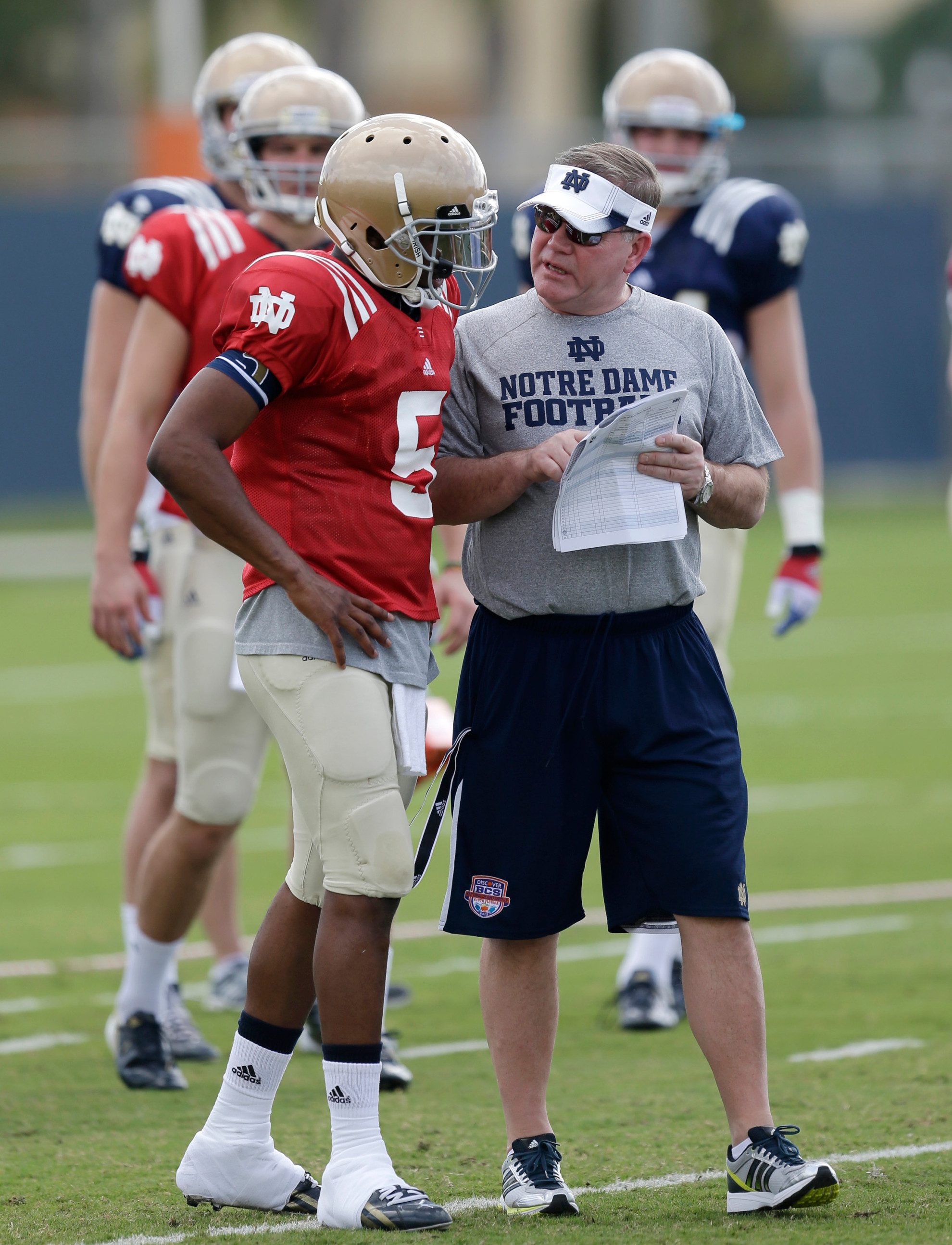 AFCA Honors Brian Kelly With Coach Of The Year Honor BCS Championship Notre Dame Football