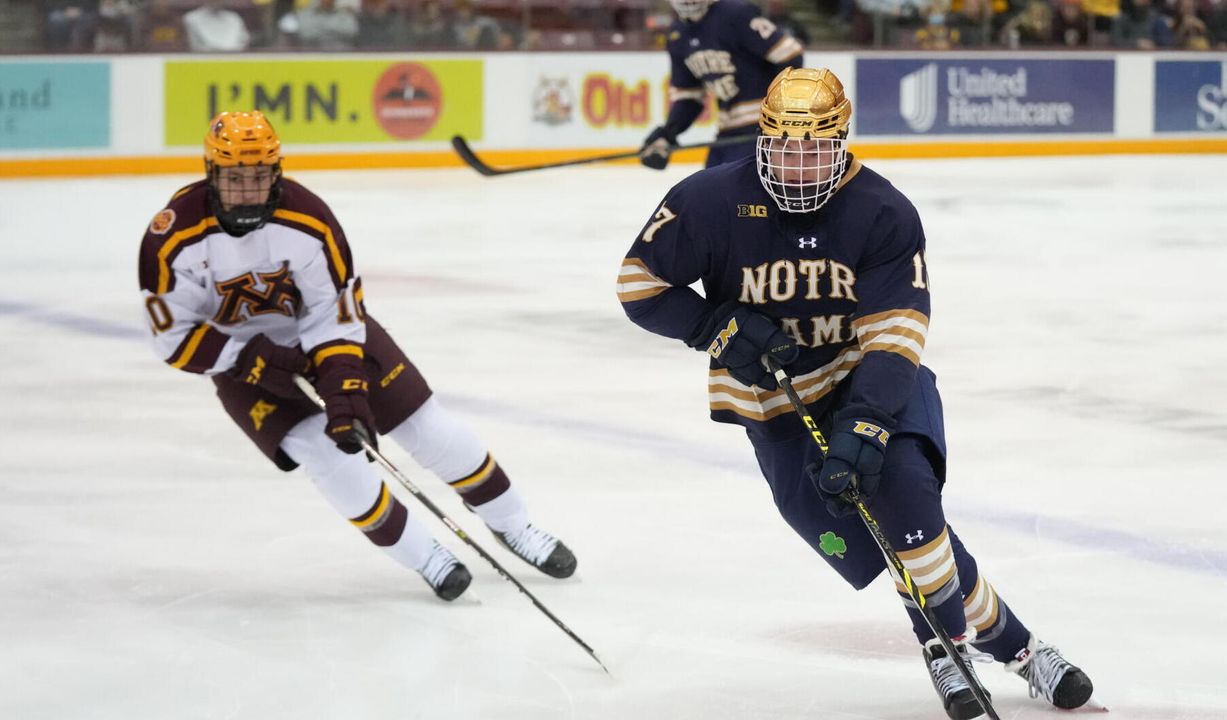 Gopher Hockey - Blake McLaughlin Game-Winning Goal at Notre Dame