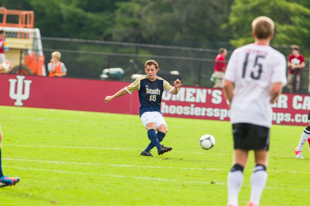 Harrison Shipp had a goal and two assists in last season's 3-2 win over San Diego State at the adidas/IU Credit Union Classic. The Irish won the tournament with a 2-0 record.