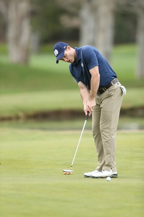2015 graduate Tyler Wingo was selected as a Notre Dame representative on the 2015 all-ACC Golf Academic Team that was announced on Thursday