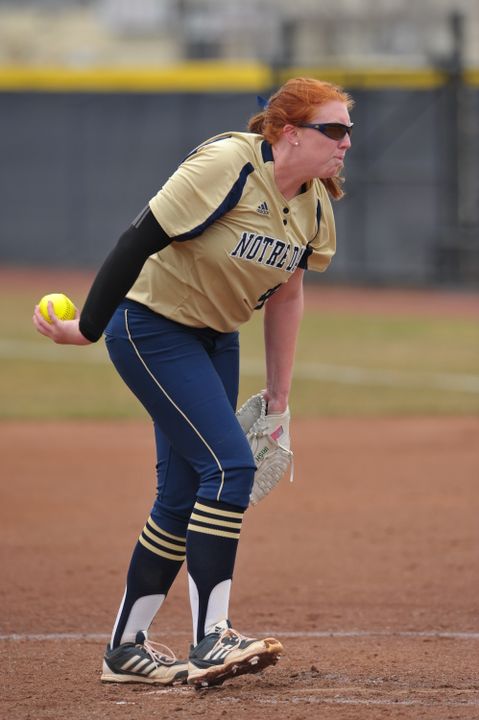 Laura Winter tossed a three-hit shutout to open the BIG EAST Championship Thursday