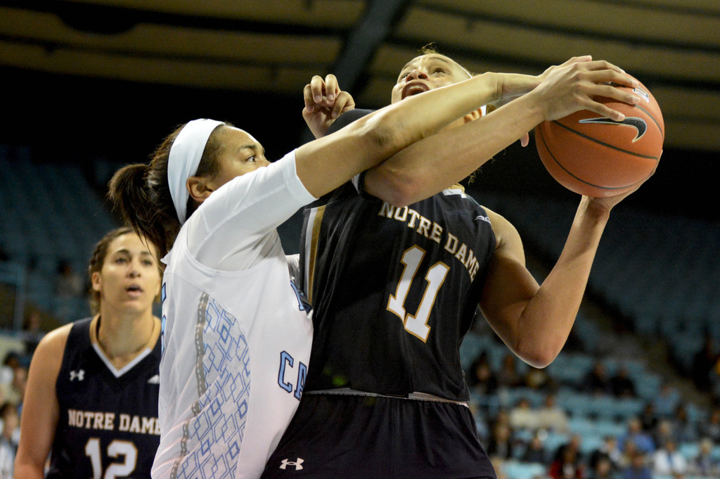No. 7 Notre Dame at No. 13 North Carolina