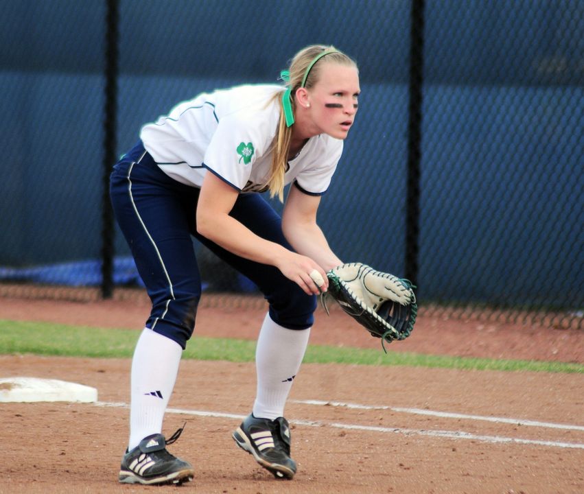 Christine Lux had four RBI and two hits for Notre Dame in the opening round of the BIG EAST Tournament.