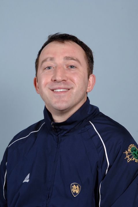 New Notre Dame assistant coach Gia Kvaratskhelia is regarded as one of the nation's top young foil coaches.
