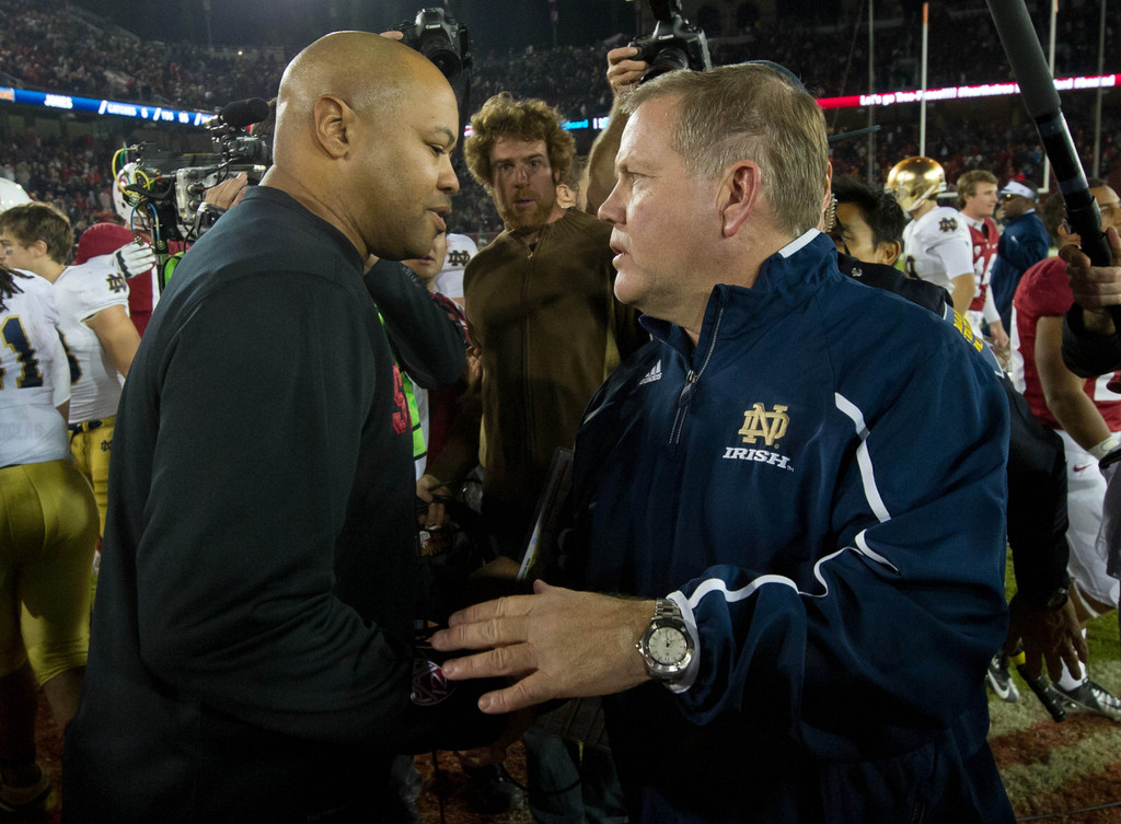 Notre Dame vs. Stanford (USATSI)