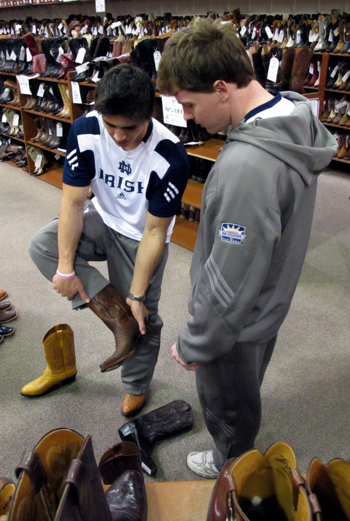 Lucchese Boot Shopping Trip - 2010 Sun Bowl