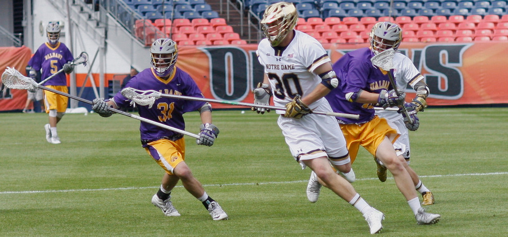Notre Dame NCAA lacrosse vs. Albany (photos by Pete LaFleur)