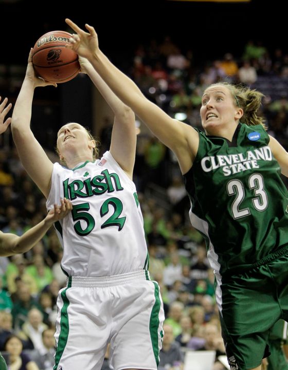 Erica Williamson snares a rebound. (AP Photo)