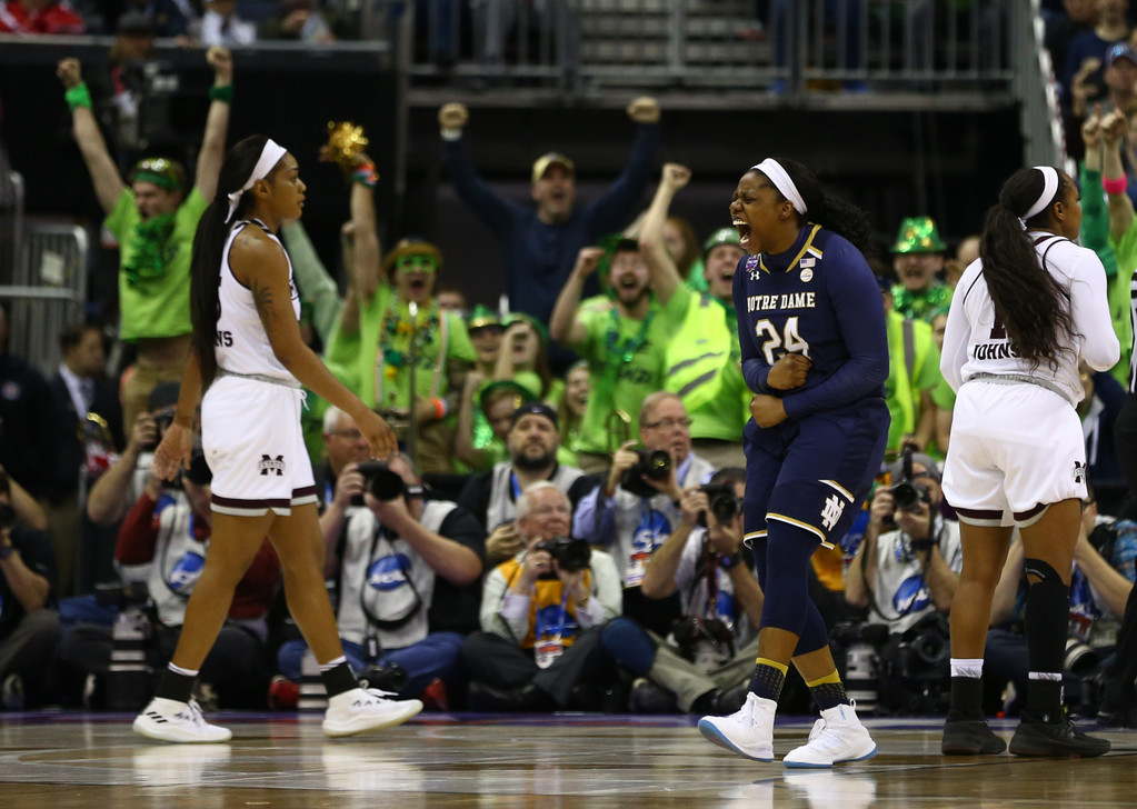 NCAA National Championship: ND WBB 61, Mississippi State 58 (USATSI)
