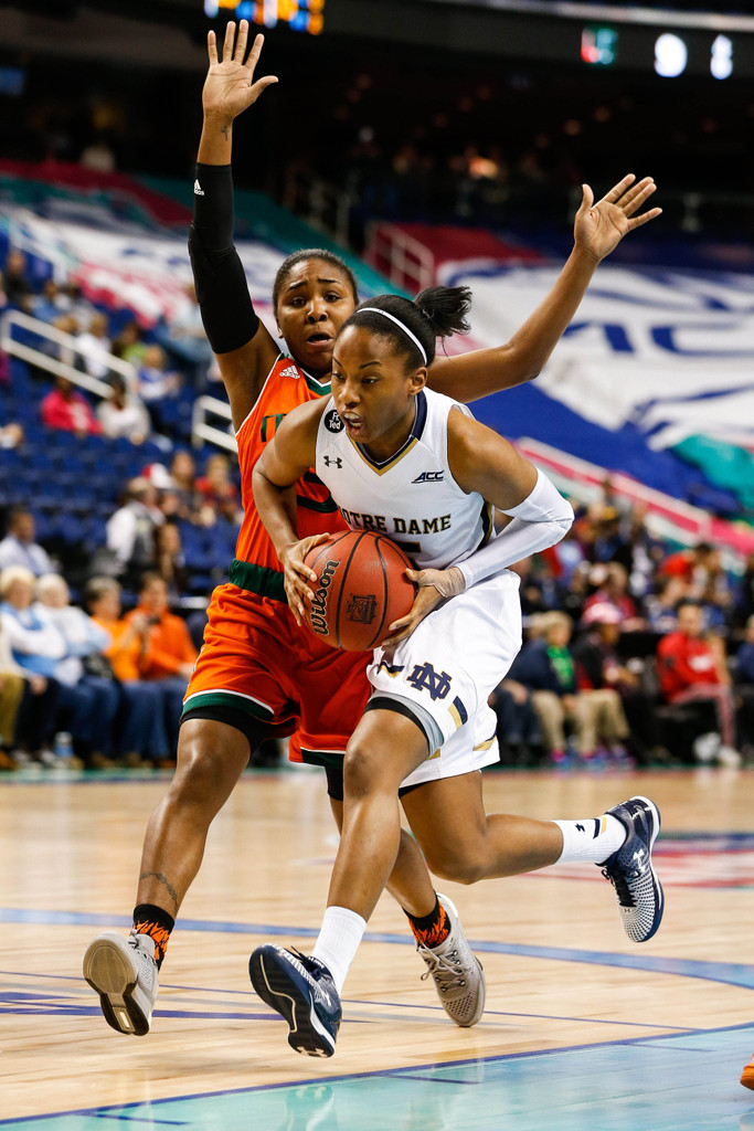 No. 21 Miami, 67 vs. No. 2 Notre Dame, 78