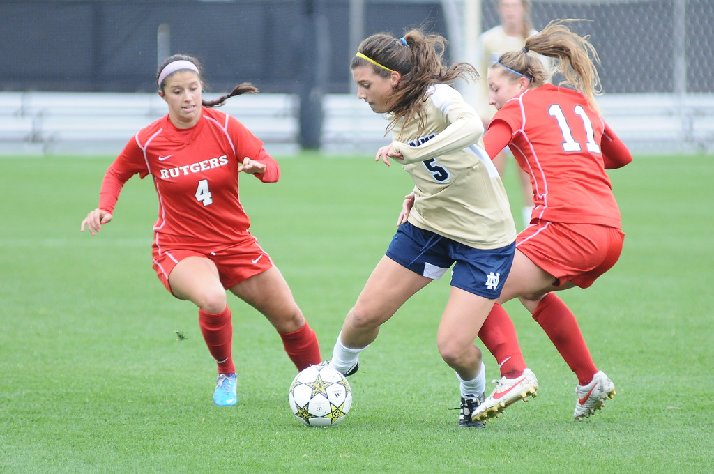Notre Dame Women's Soccer vs Rutgers on 10-07-2012