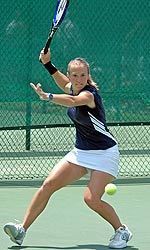 Junior Catrina Thompson was among the final eight in singles in both of the last two years.