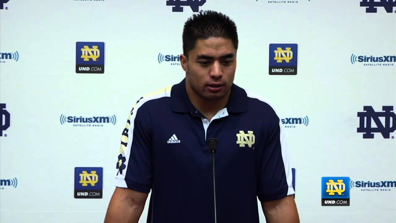 Manti Te'o Press Conference - Oct. 3rd