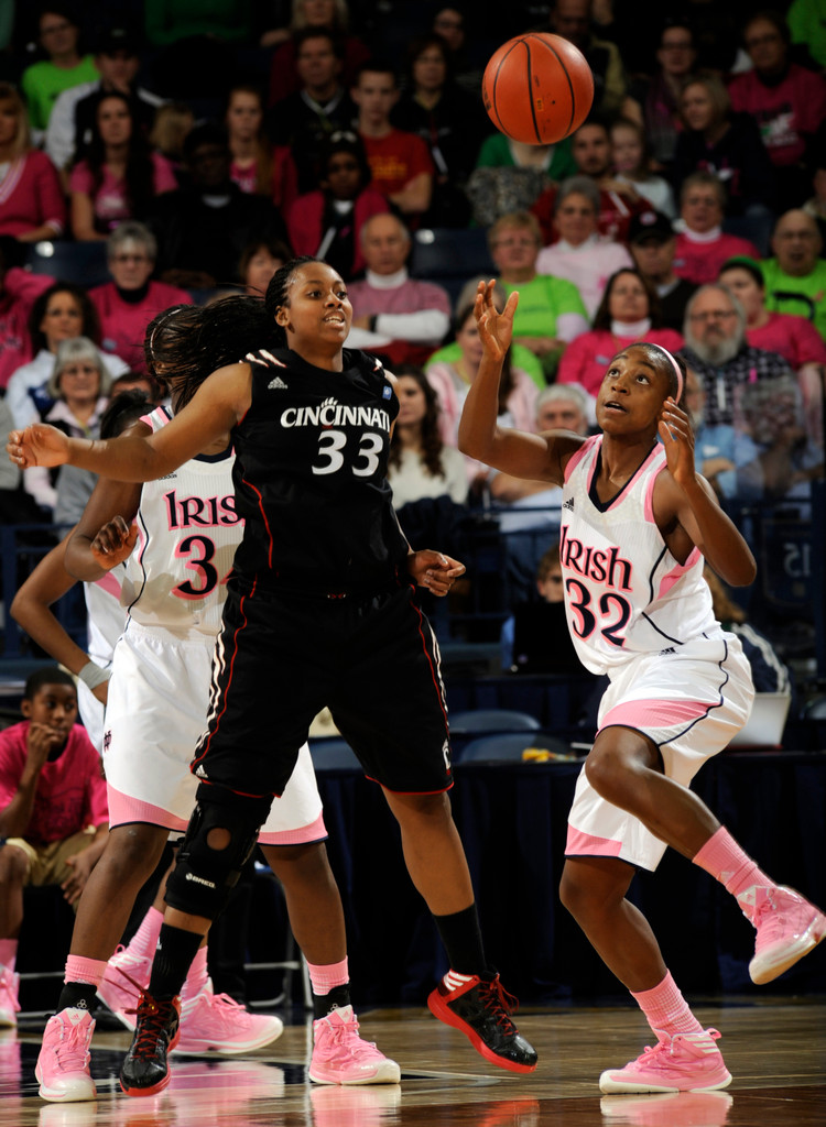 No. 2 Irish Rout Cincinnati, 64-42 (AP)