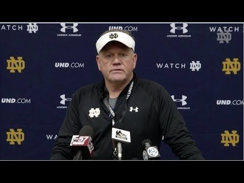@NDFootball Brian Kelly Press Conference (03.06.18)