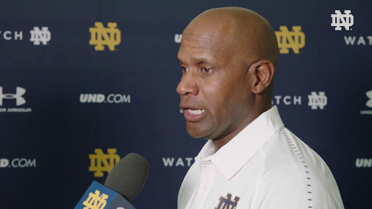 @NDFootball | Media Day Interview - Todd Lyght (2018)