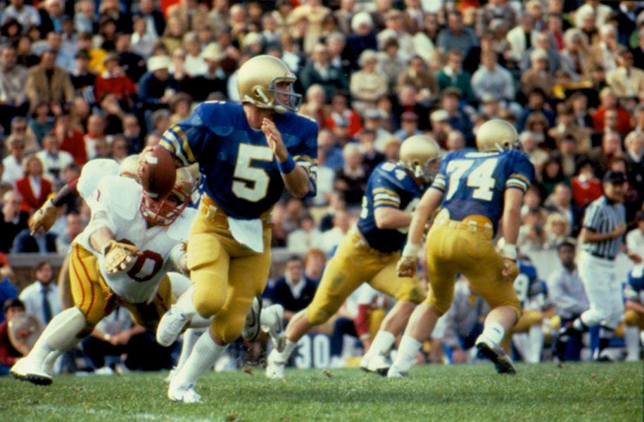 Blair Kiel, a record-setting quarterback and punter at Notre Dame from 1980-83, passed away Sunday afternoon at the age of 50.