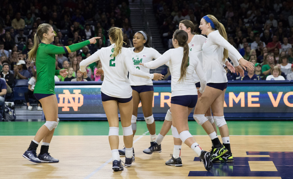 Notre Dame Volleyball vs. No. 8 UNC