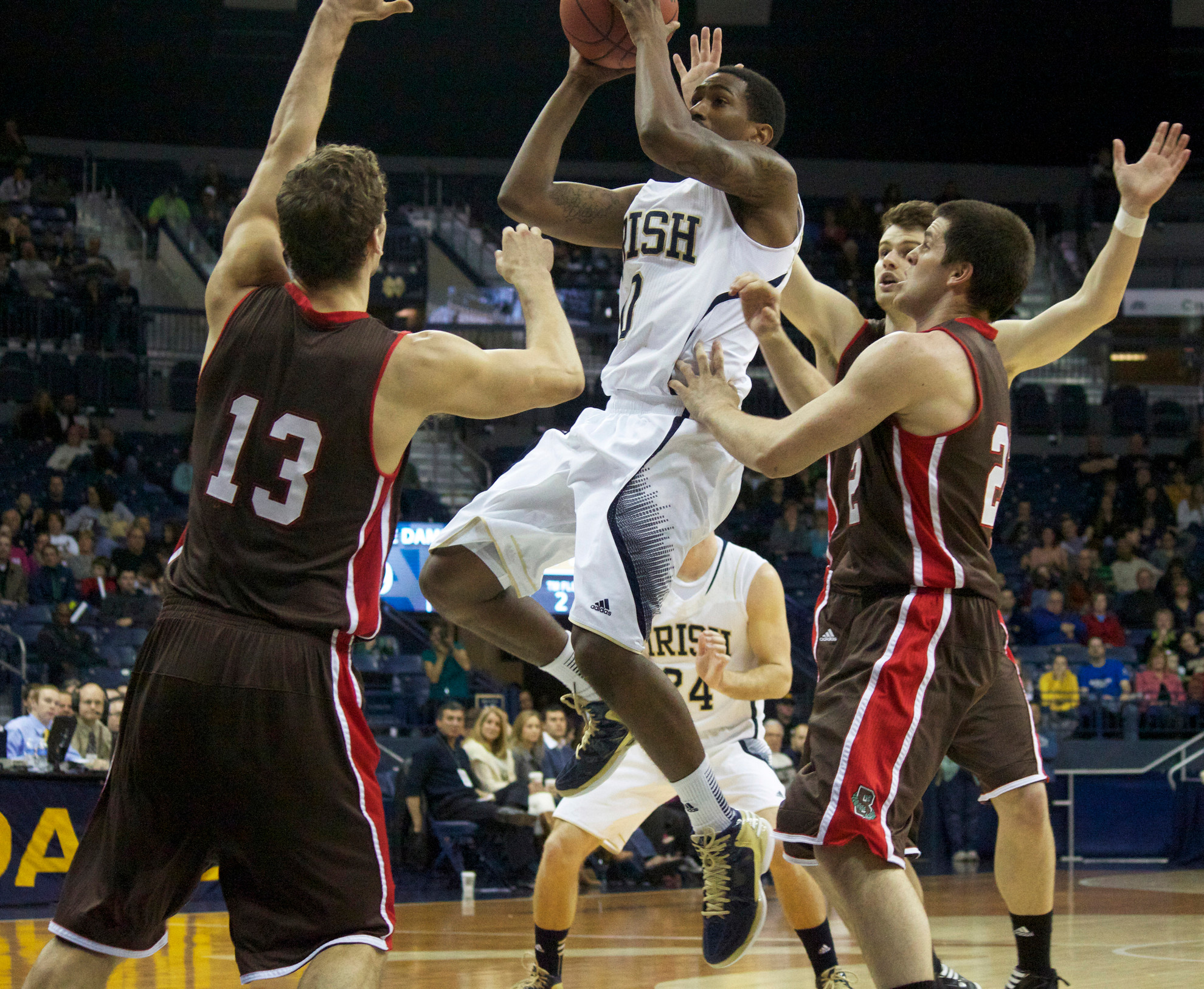 #22/24 Irish To Face Boilermakers In Crossroads Classic Junior point guard Eric Atkins has 33 assists and just one turnover in the last four games.