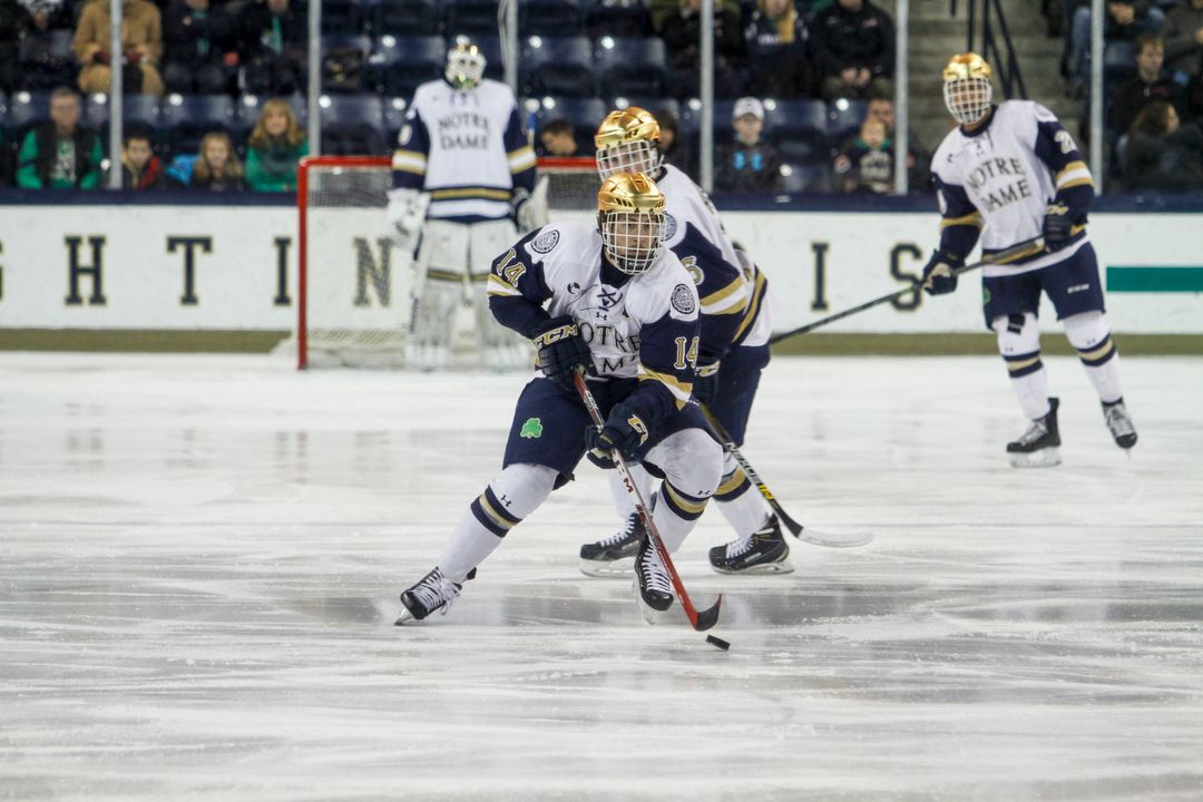Thomas DiPauli has scored three goals and added an assist in nine career games against Western Michigan. 