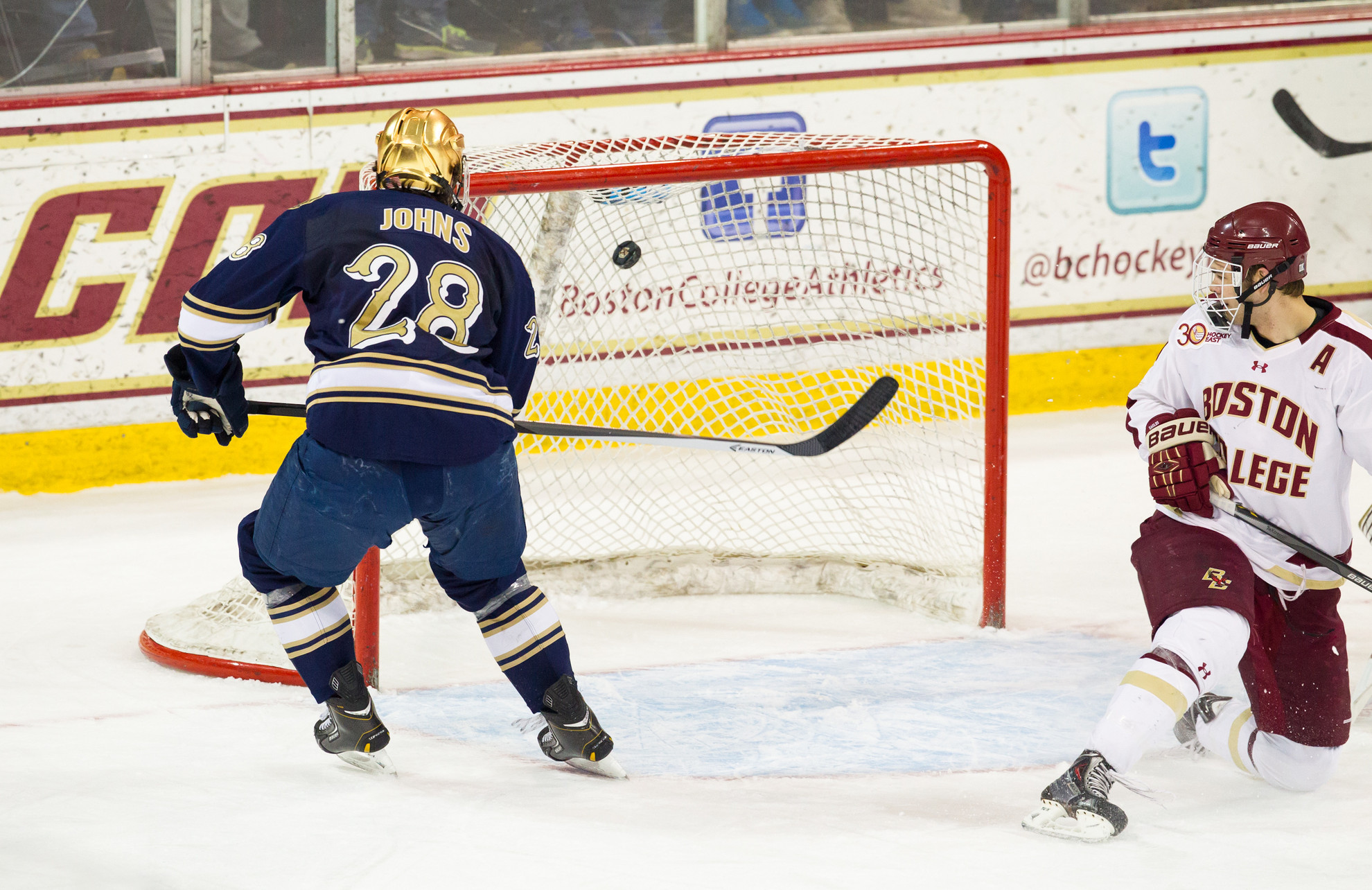 Irish Take Best-Of-Three Series Opener With 7-2 Win Over Boston College MAR14_2014_ND_BC_0435
