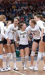 Follow The Notre Dame Volleyball Team’s European Tour On und.com The nine Irish players who will return for the 2005 season will play six matches during their trip to Europe.