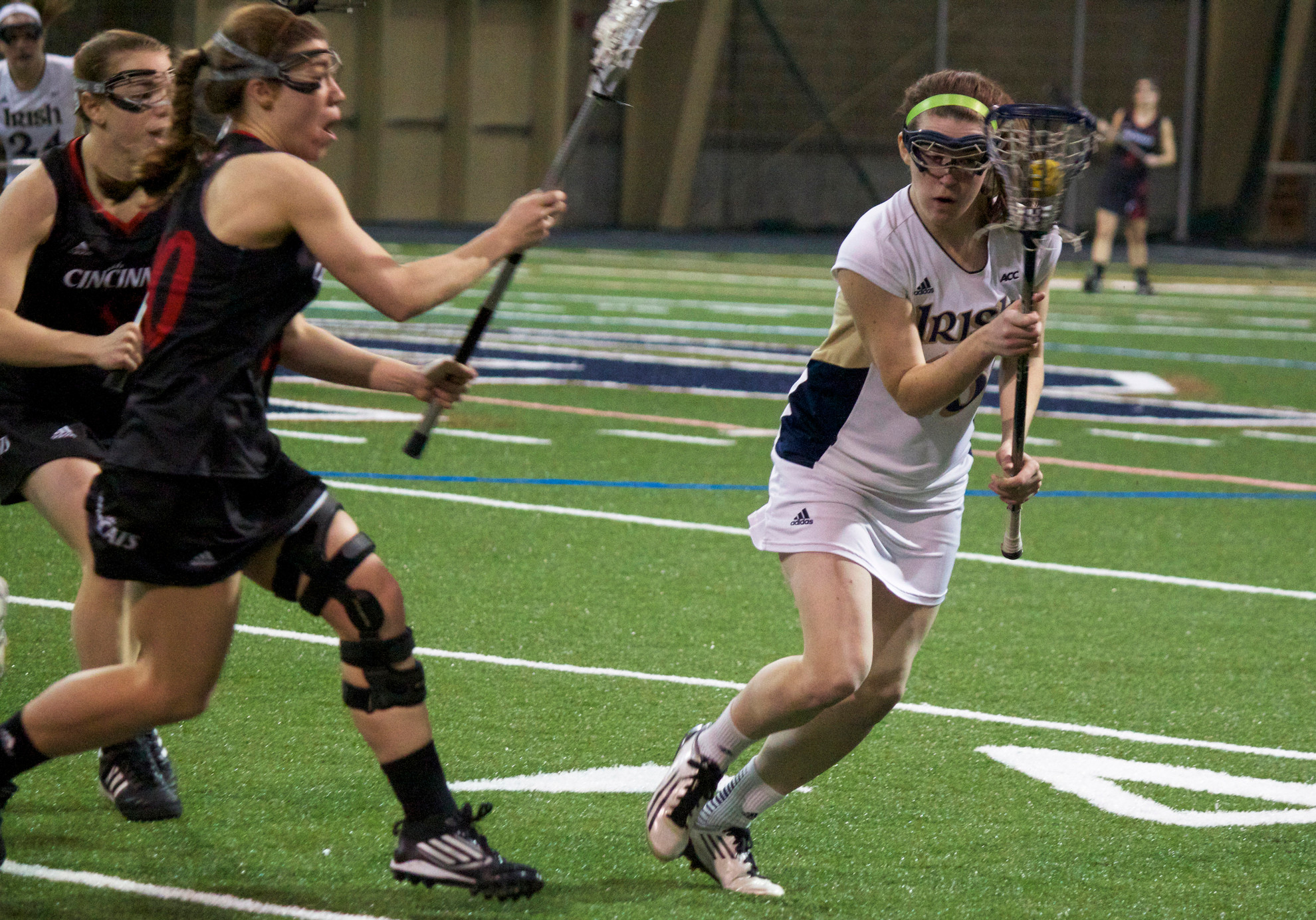Women’s Lacrosse Loses at No. 13 Ohio State, 12-9 Caitlin Gargan had a hat trick on Tuesday evening at Ohio State.