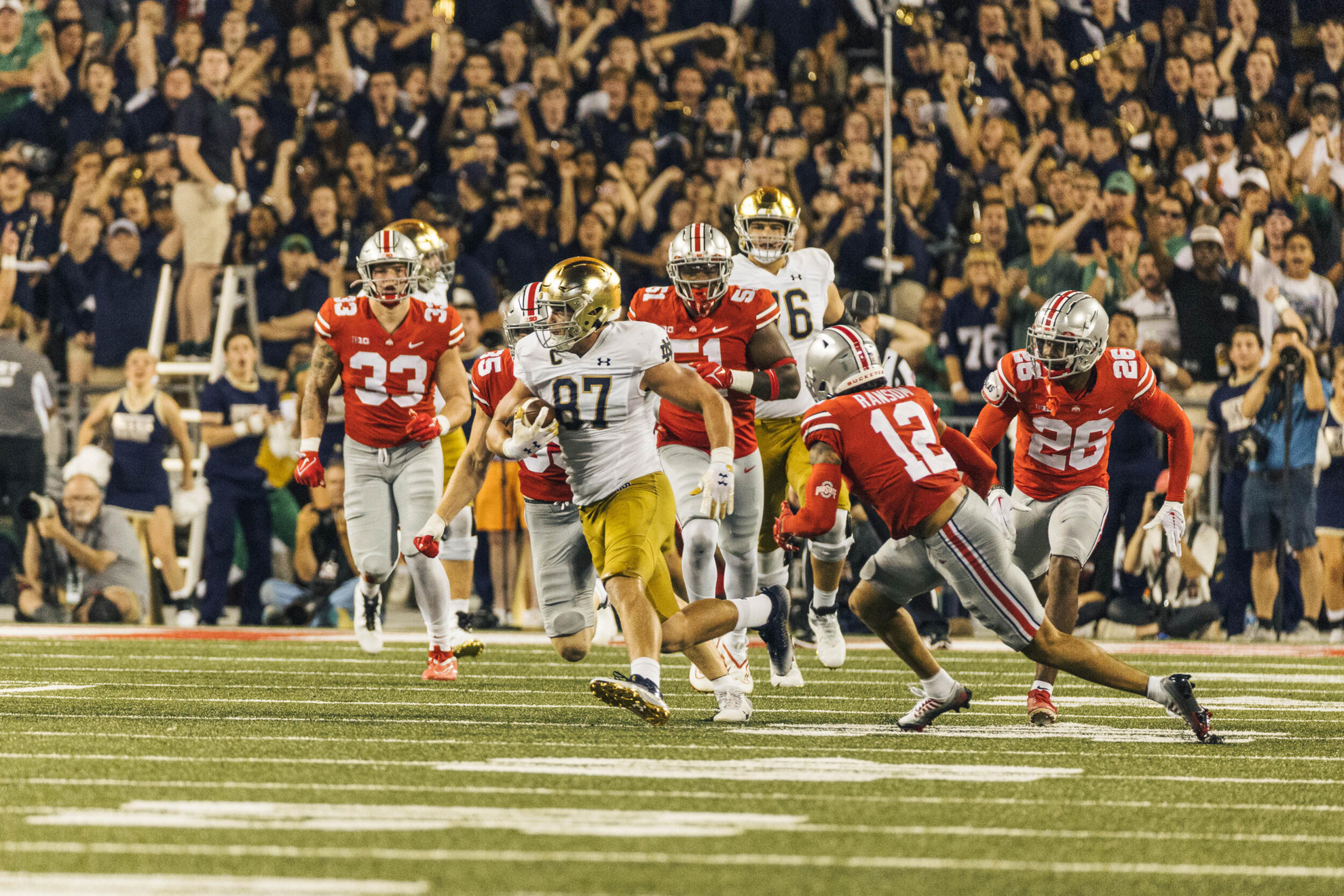 #5 Notre Dame Drops Season Opener at #2 Ohio State #5 Notre Dame Drops Season Opener at #2 Ohio State
