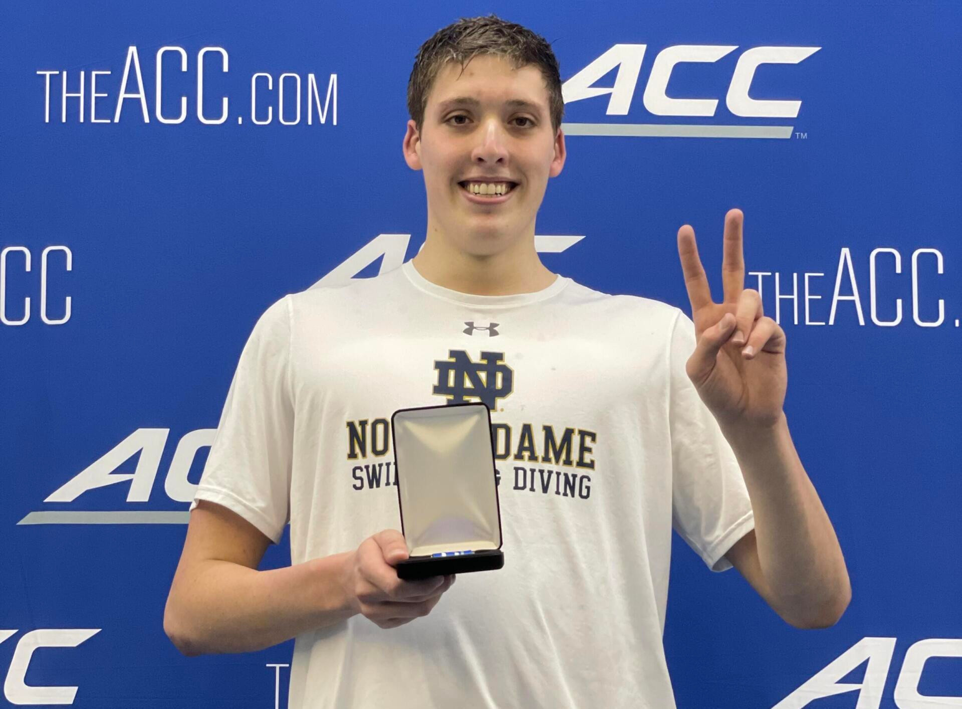 Hoagland Wins Second-Straight Championship; Irish In Eighth Heading Into Day 4 Hoagland Wins Second-Straight Championship; Irish In Eighth Heading Into Day 4