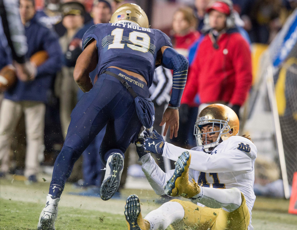 No. 6 Football vs. Navy (USATSI)