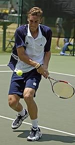 Junior Brett Helgeson improved his record to 15-1 in singles with a pair of victories this weekend.