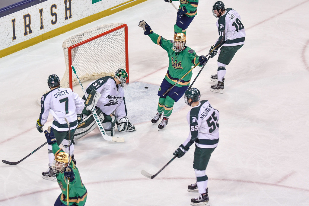 No. 3 Notre Dame Hockey vs. Michigan State, Game 2