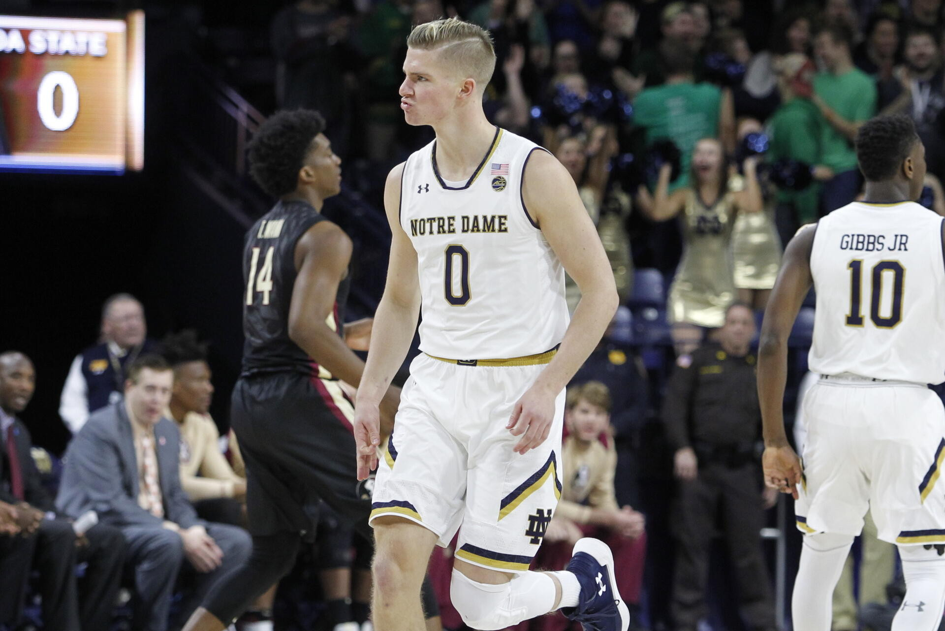 Irish Blow By Seminoles In 84-69 Victory Irish Blow By Seminoles In 84-69 Victory