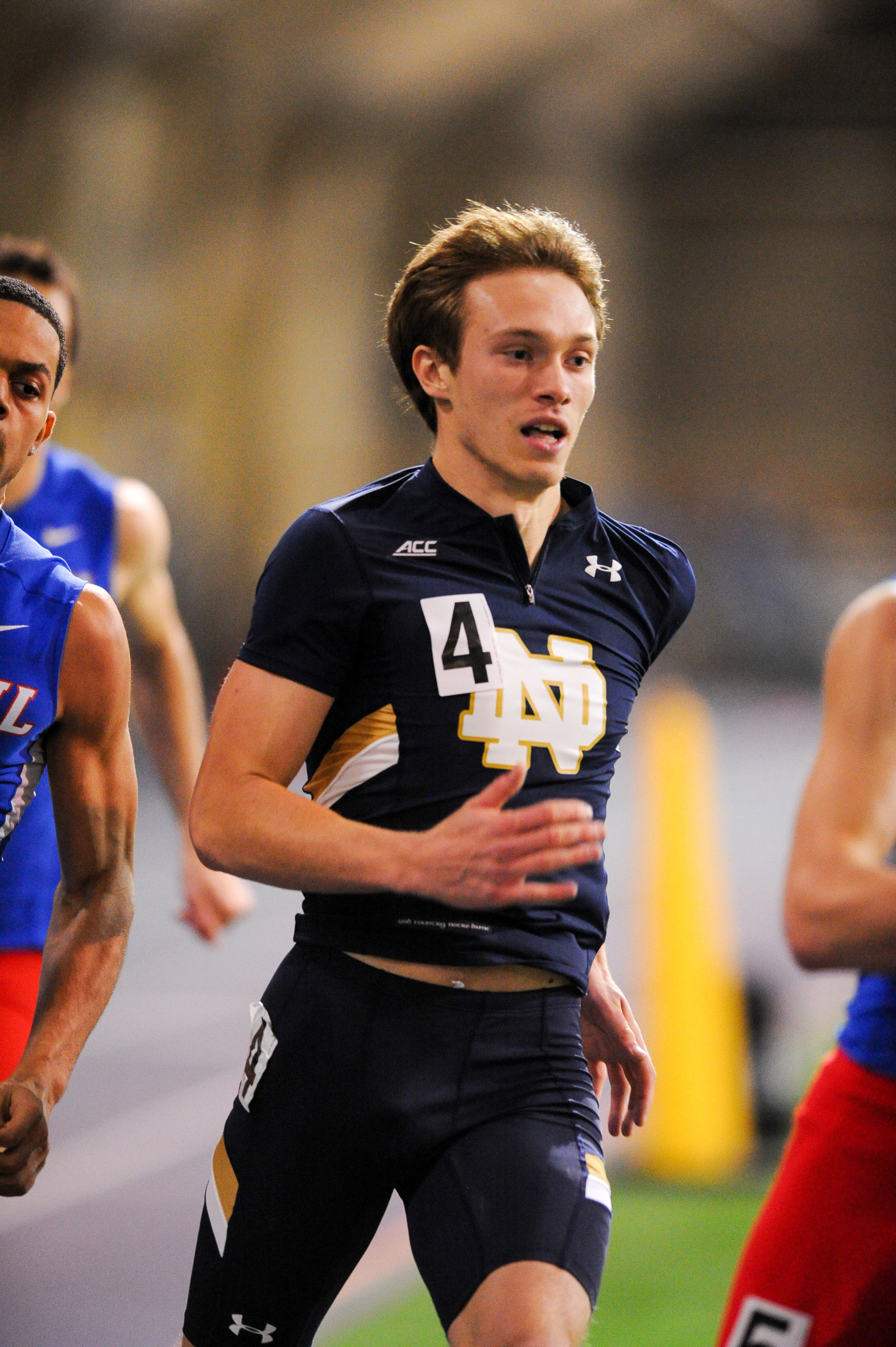 Irish Gear Up For Notre Dame Invitational Sophomore Harvey Smith and the Irish will compete in their first scored meet of the season at the annual Notre Dame Invitational on Saturday at the Loftus Sports Center.