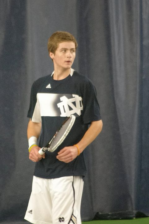 Junior Quentin Monaghan picked up a huge, 6-1, 6-1, victory over No. 6 Jared Hiltzik Sunday.