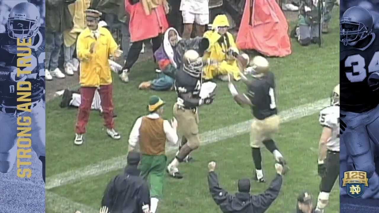 1994 vs. Purdue - Ray Zellars Run - 125 Years of Notre Dame Football - Moment #012