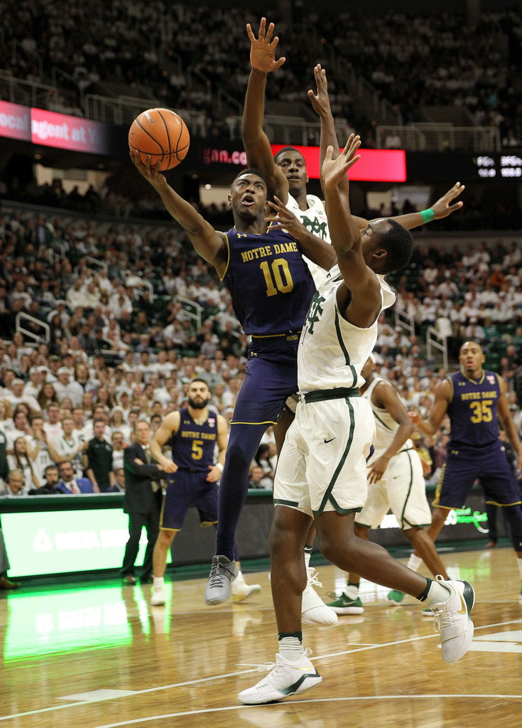 ND Men's Basketball at Michigan State (USATSI)