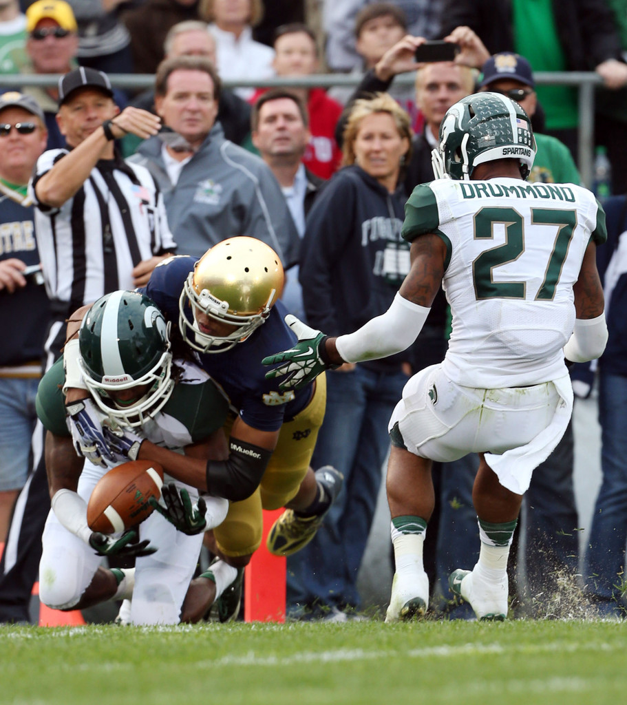 No. 22 Notre Dame vs. Michigan State (USATSI)