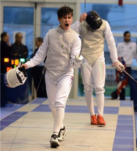 Axel Kiefer is one of four incoming freshmen for the Irish fencing team next fall.