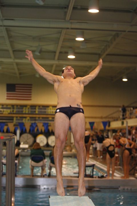 Graduated senior Steven Crowe was one of six Notre Dame student-athletes honored by the CSCAA.