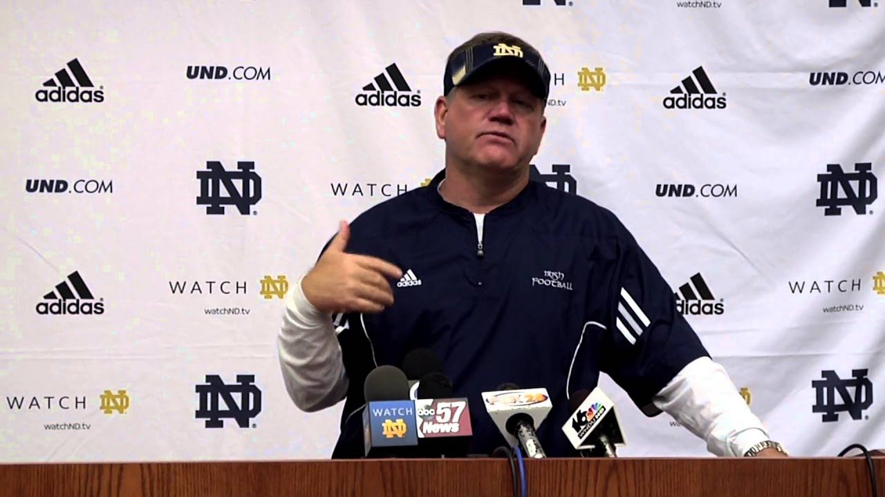 Coach Kelly Post Practice - March 22, 2014