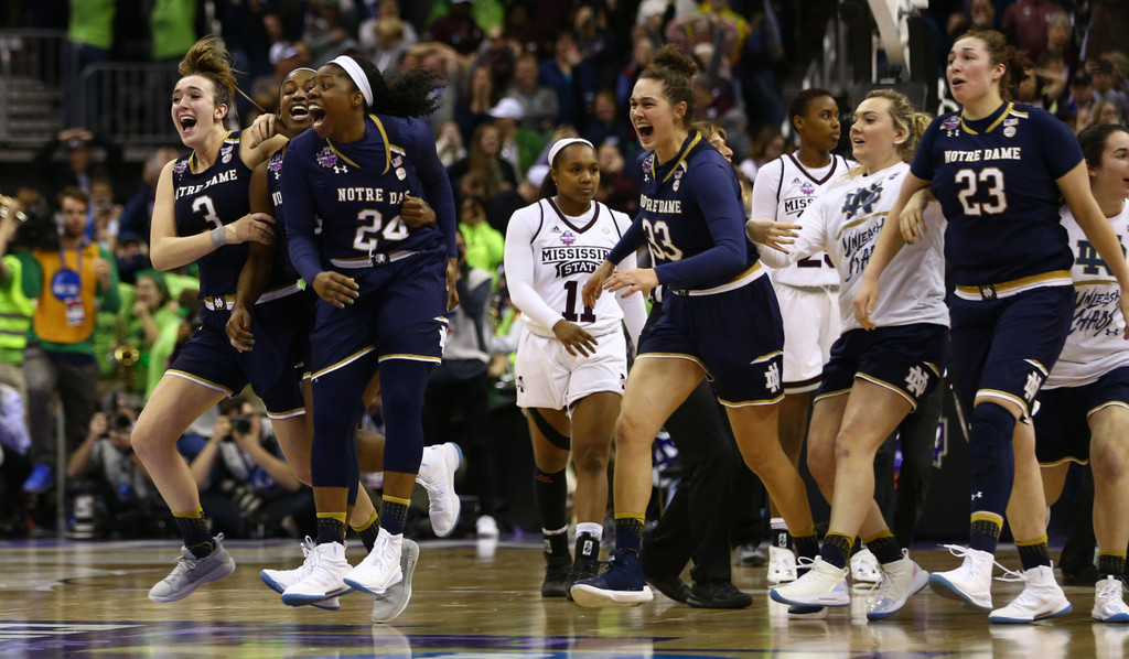 NCAA National Championship: ND WBB 61, Mississippi State 58 (USATSI)