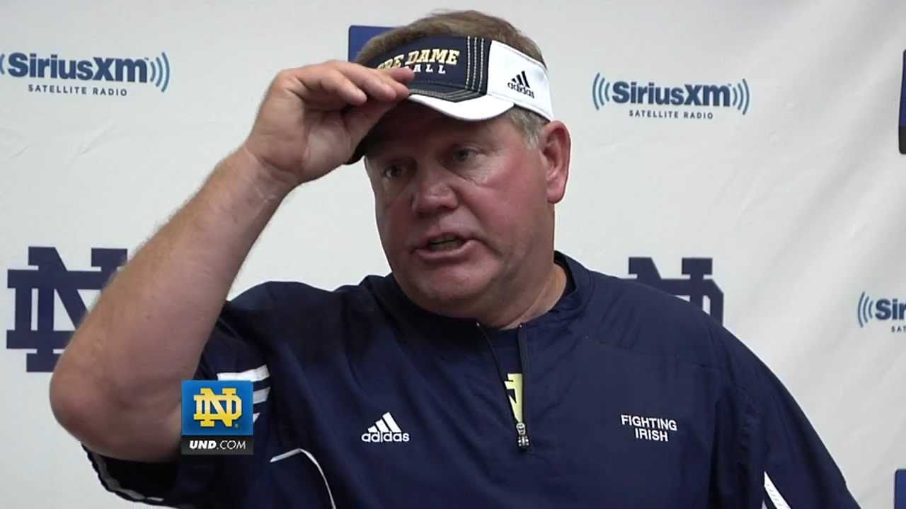 Brian Kelly Post Practice - Aug. 8, 2012